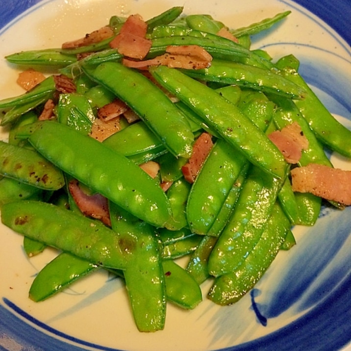 お弁当にも 絹さやとベーコンの炒め物 レシピ 作り方 By きのこのみみ 楽天レシピ お弁当にも 絹さやとベーコンの炒め物 レシピ 作り方 By きのこのみみ 楽天レシピ